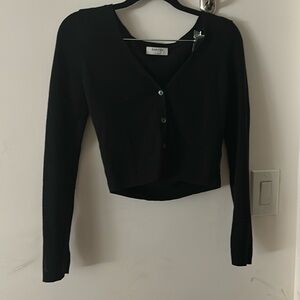 Small Black Aritiza Cropped Sweater Like New